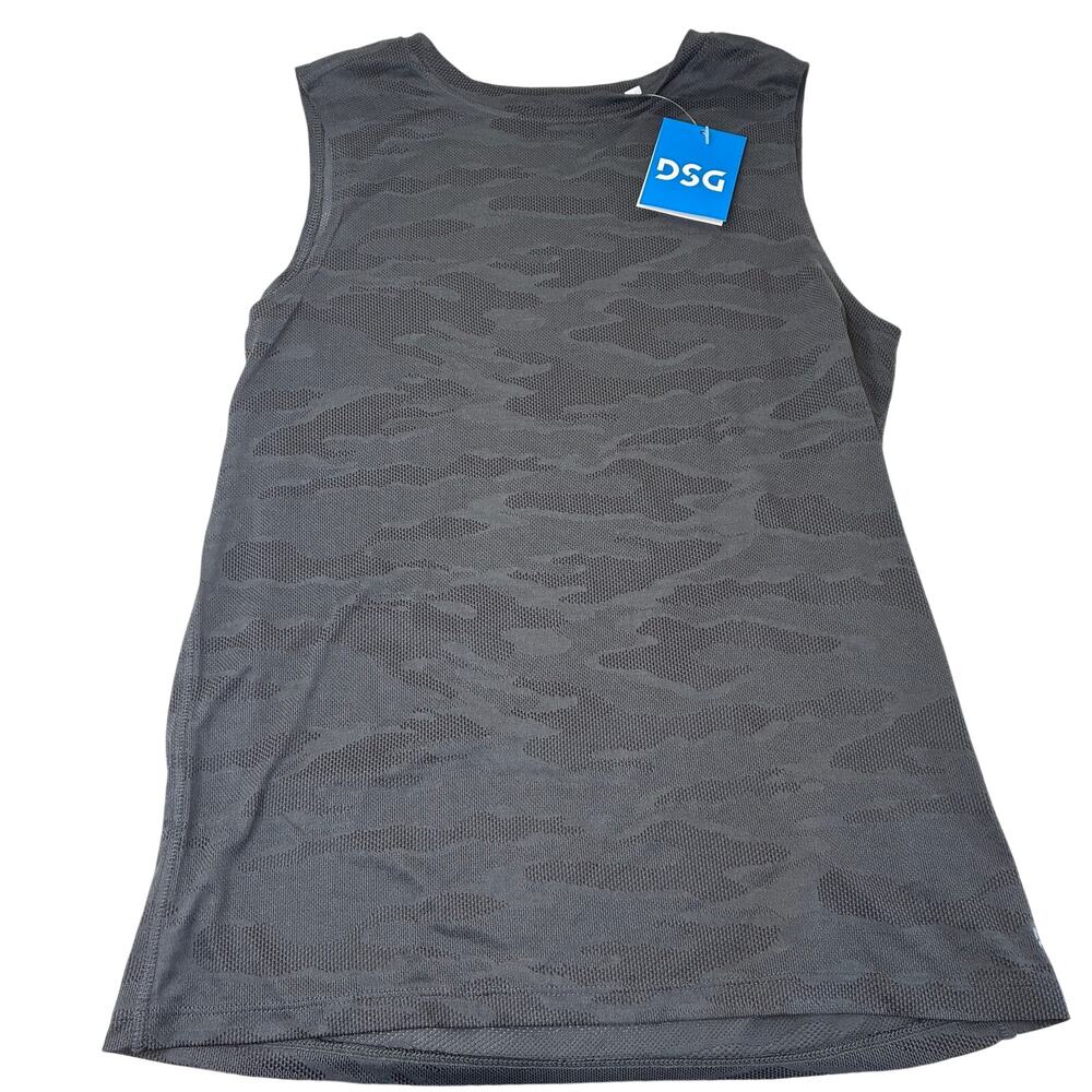 DSG Dick's Sporting Goods Gray Jacquard Movement Tank NWT Boys Large